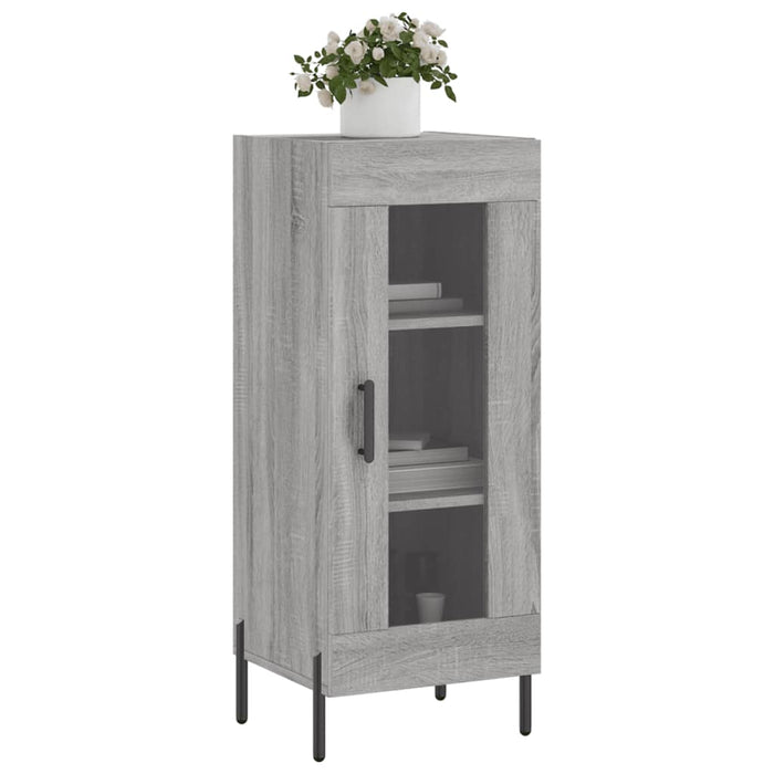 Credenza Grigio Sonoma 34,5x34x90 cm in Legno Multistratocod mxl 128625