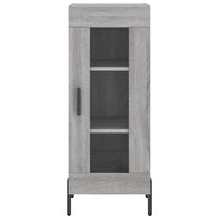 Credenza Grigio Sonoma 34,5x34x90 cm in Legno Multistrato 828810