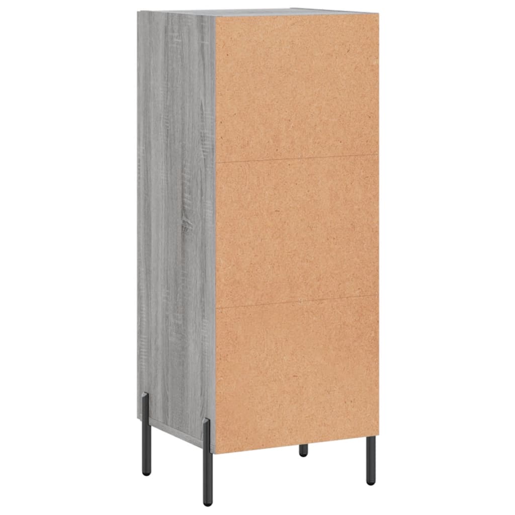 Credenza Grigio Sonoma 34,5x34x90 cm in Legno Multistrato 828810