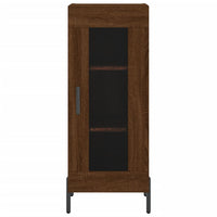 Credenza-Buffet-Armadio da cucina Rovere Marrone 34,5x34x90 cm in Legno Multistrato 943671