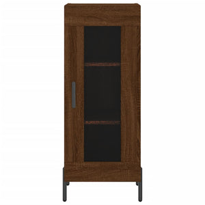 Credenza-Buffet-Armadio da cucina Rovere Marrone 34,5x34x90 cm in Legno Multistrato 943671