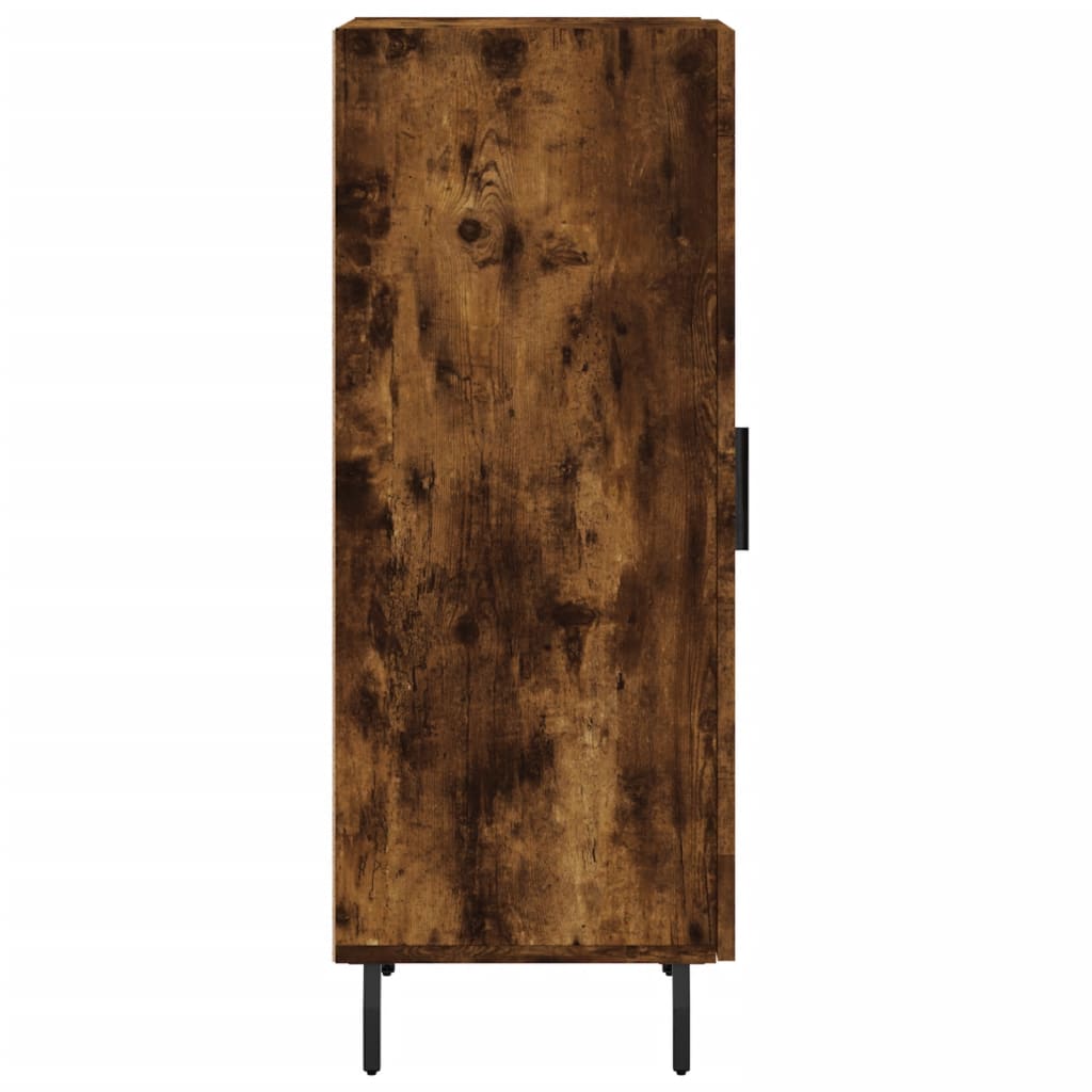 Credenza Rovere Fumo 34,5x34x90 cm in Legno Multistrato 828817