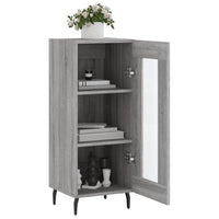 Credenza Grigio Sonoma 34,5x34x90 cm in Legno Multistrato 828818