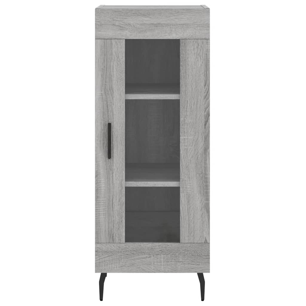 Credenza Grigio Sonoma 34,5x34x90 cm in Legno Multistrato 828818