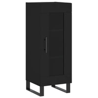 Credenza Nero 34,5x34x90 cm in Legno Multistrato 828821