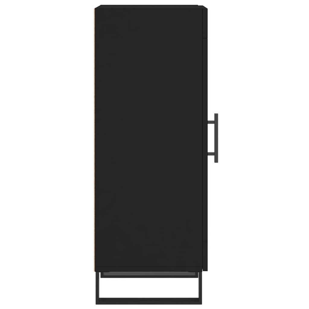 Credenza Nero 34,5x34x90 cm in Legno Multistrato 828821