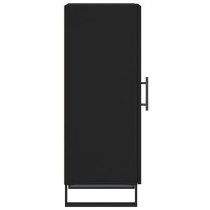 Credenza Nero 34,5x34x90 cm in Legno Multistrato 828821