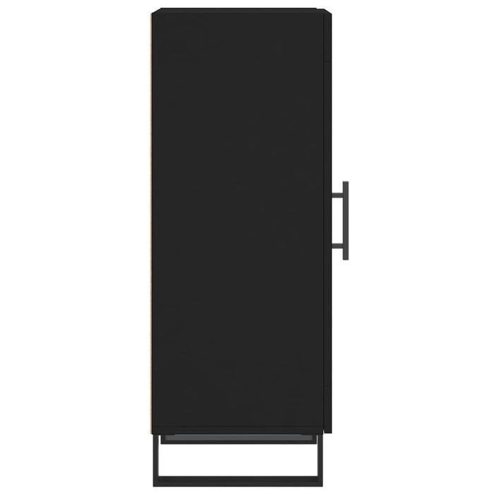 Credenza Nero 34,5x34x90 cm in Legno Multistrato 828821