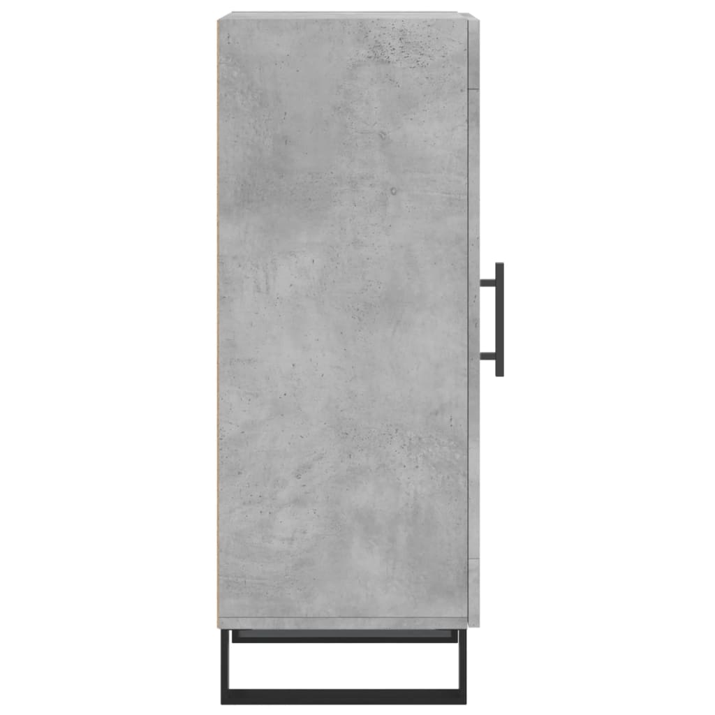 Credenza Grigio Cemento 34,5x34x90 cm in Legno Multistrato 828824