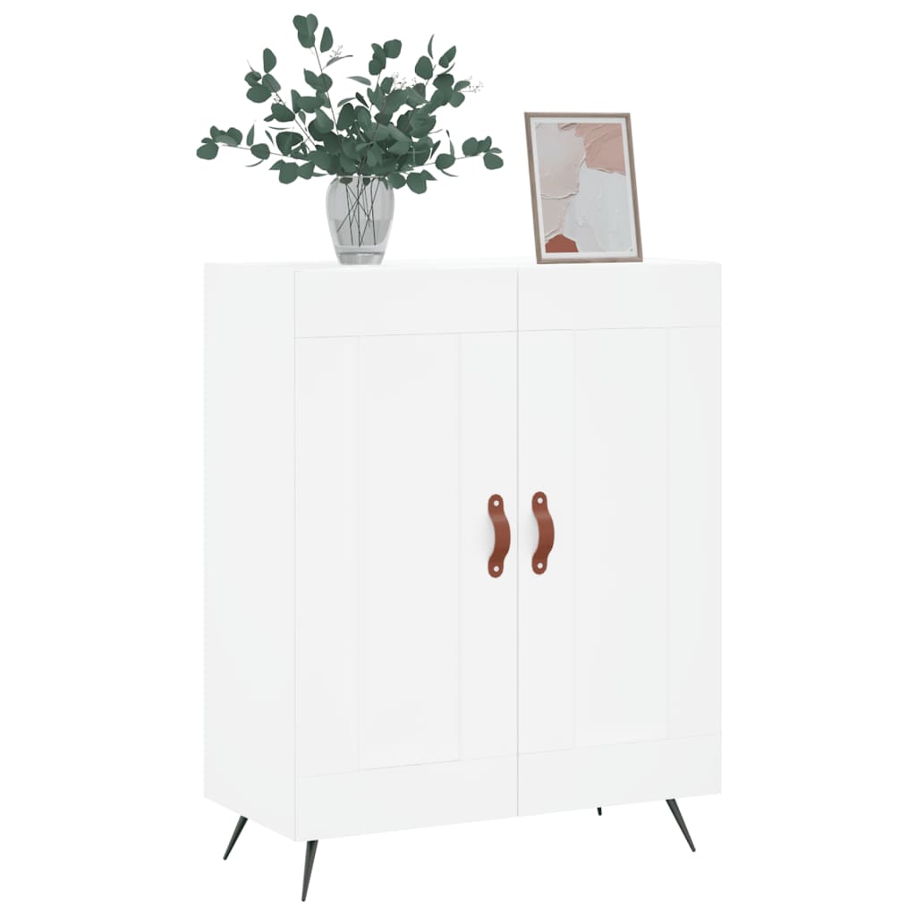 Credenza Bianca 69,5x34x90 cm in Legno Multistrato 830164
