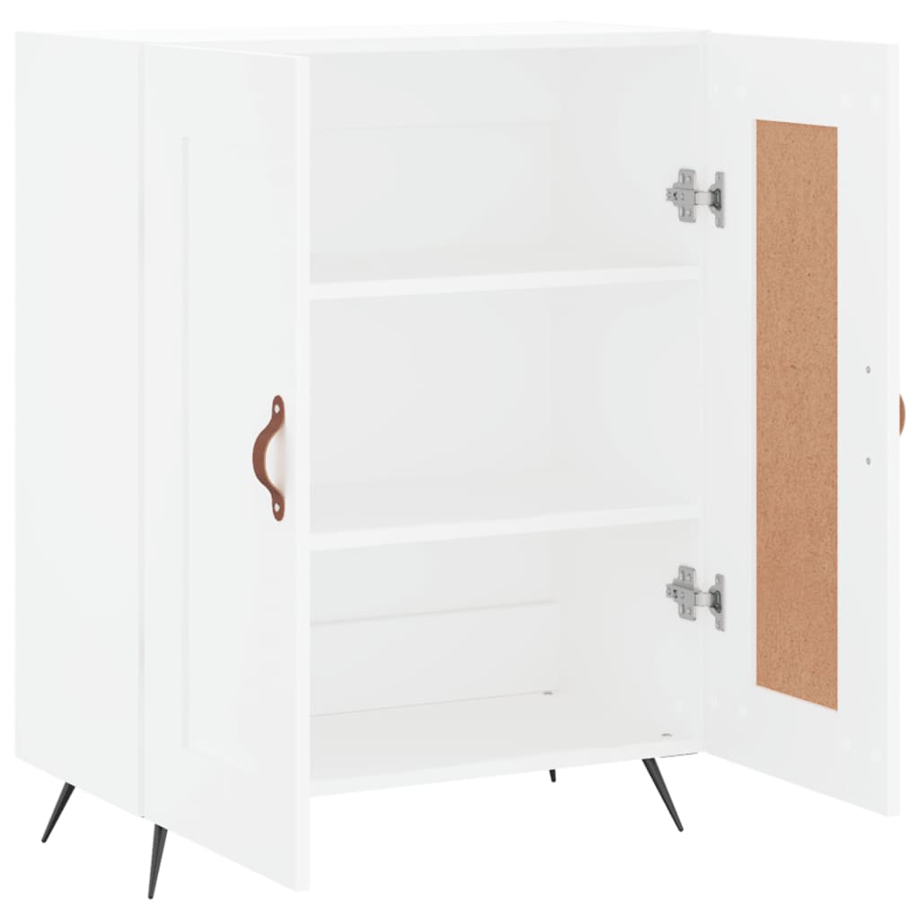 Credenza Bianca 69,5x34x90 cm in Legno Multistrato 830164
