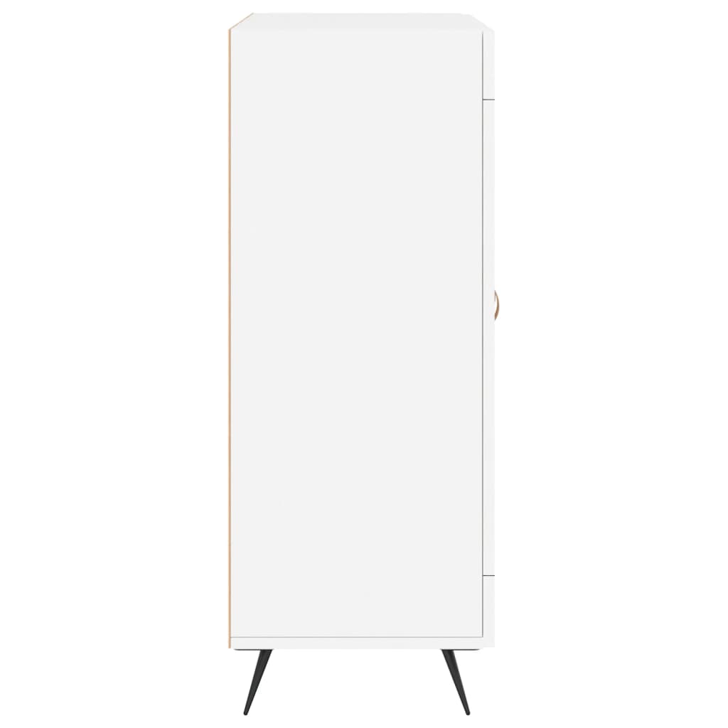 Credenza Bianca 69,5x34x90 cm in Legno Multistrato 830164