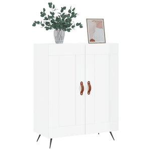 Credenza-Buffet-Armadio da cucina 69,5x34x90 cm in Legno Multistrato Bianco Lucido 231183