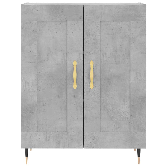Credenza-Buffet-Armadio da cucina Grigio Cemento 69,5x34x90 cm in Legno Multistrato 253918
