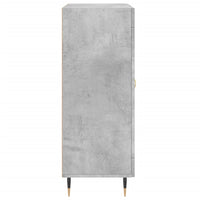 Credenza Grigio Cemento 69,5x34x90 cm in Legno Multistrato 830176