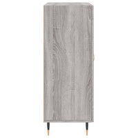 Credenza cassettiera mobile contenitore organizer cucina soggiorno salotto sonoma 695 x 34 x 90 cm legno ingegnerizzato grigio 02_0036442