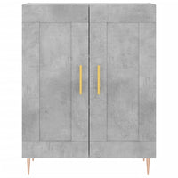 Credenza-Buffet-Armadio da cucina Grigio Cemento 69,5x34x90 cm in Legno Multistrato 593574