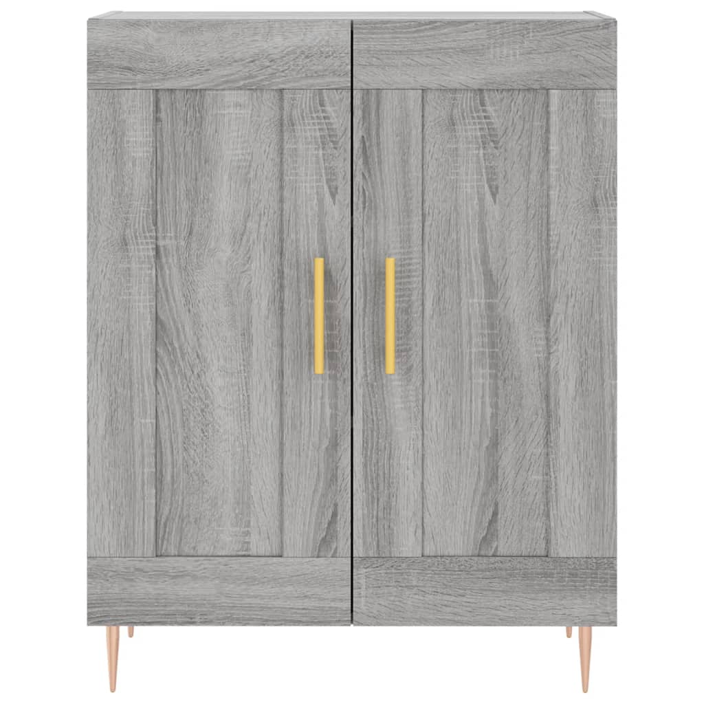 vidaXL Credenza Grigio Sonoma 69,5x34x90 cm in Legno Multistrato