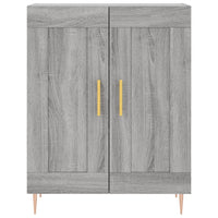 vidaXL Credenza Grigio Sonoma 69,5x34x90 cm in Legno Multistrato