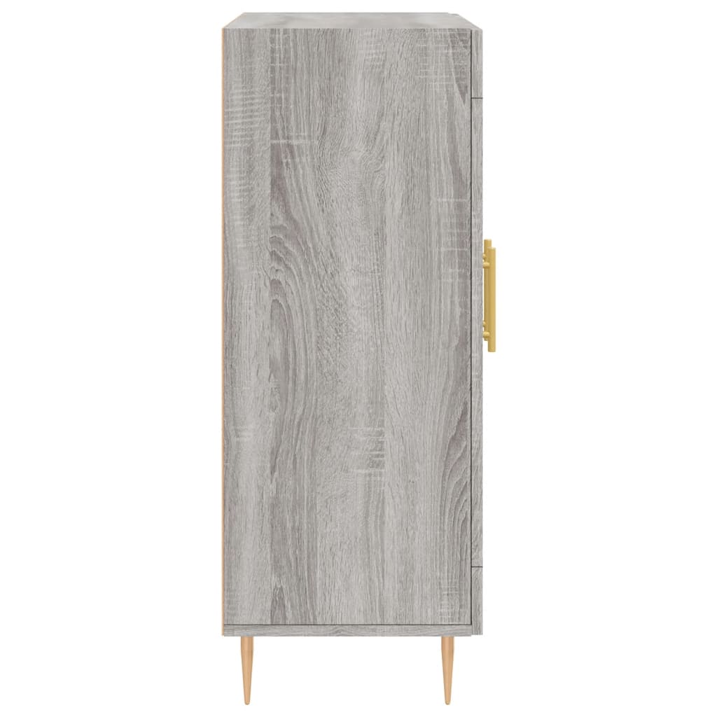 vidaXL Credenza Grigio Sonoma 69,5x34x90 cm in Legno Multistrato