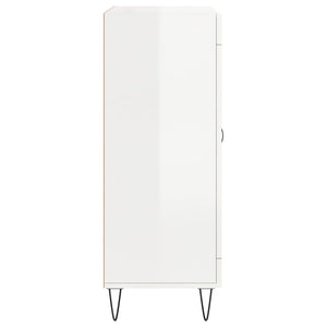 Credenza 69,5x34x90 cm in Legno Multistrato Bianco Lucido 830190