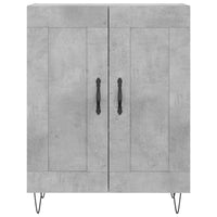 Credenza-Buffet-Armadio da cucina Grigio Cemento 69,5x34x90 cm in Legno Multistrato 799443