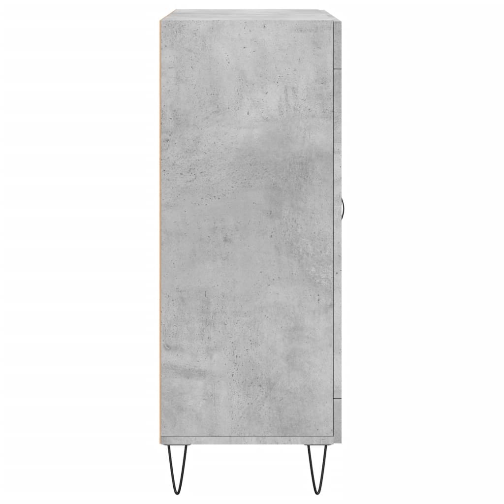 Credenza-Buffet-Armadio da cucina Grigio Cemento 69,5x34x90 cm in Legno Multistrato 799443
