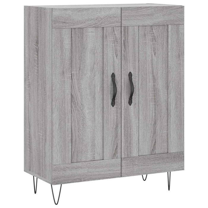 vidaXL Credenza Grigio Sonoma 69,5x34x90 cm in Legno Multistrato
