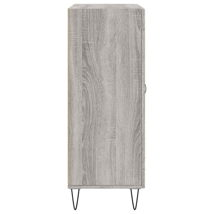vidaXL Credenza Grigio Sonoma 69,5x34x90 cm in Legno Multistrato