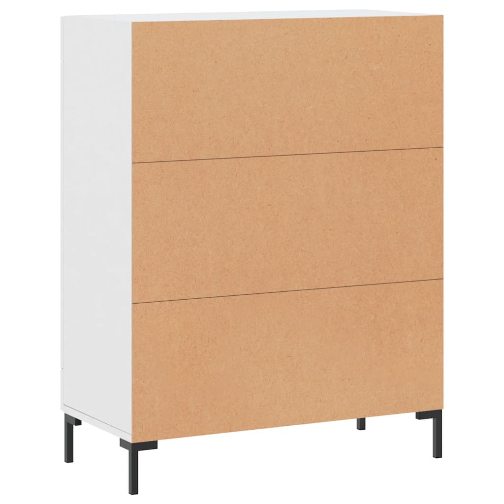 Credenza Bianca 69,5x34x90 cm in Legno Multistrato 830196