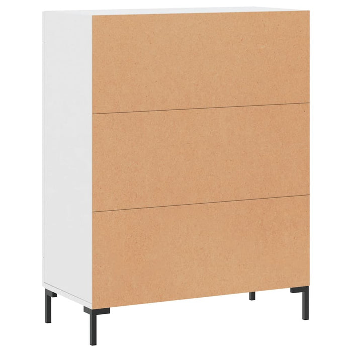 Credenza Bianca 69,5x34x90 cm in Legno Multistrato 830196