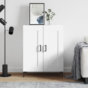 Credenza-Buffet-Armadio da cucina Bianca 69,5x34x90 cm in Legno Multistrato 122213