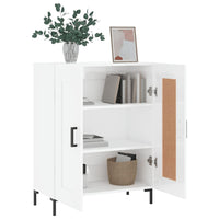 Credenza 69,5x34x90 cm in Legno Multistrato Bianco Lucido 830198