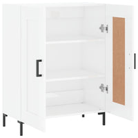 Credenza 69,5x34x90 cm in Legno Multistrato Bianco Lucido 830198