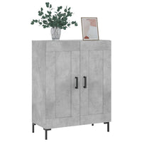 Credenza-Buffet-Armadio da cucina Grigio Cemento 69,5x34x90 cm in Legno Multistrato 764259