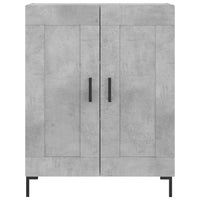 Credenza-Buffet-Armadio da cucina Grigio Cemento 69,5x34x90 cm in Legno Multistrato 764259
