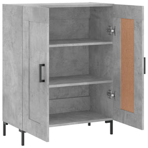 Credenza cassettiera mobile contenitore organizer cucina soggiorno salotto 695 x 34 x 90 cm legno ingegnerizzato grigio 02_0032007