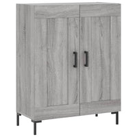 Credenza cassettiera mobile contenitore organizer cucina soggiorno salotto sonoma 695 x 34 x 90 cm legno ingegnerizzato grigio 02_0036438