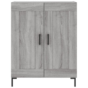 Credenza cassettiera mobile contenitore organizer cucina soggiorno salotto sonoma 695 x 34 x 90 cm legno ingegnerizzato grigio 02_0036438