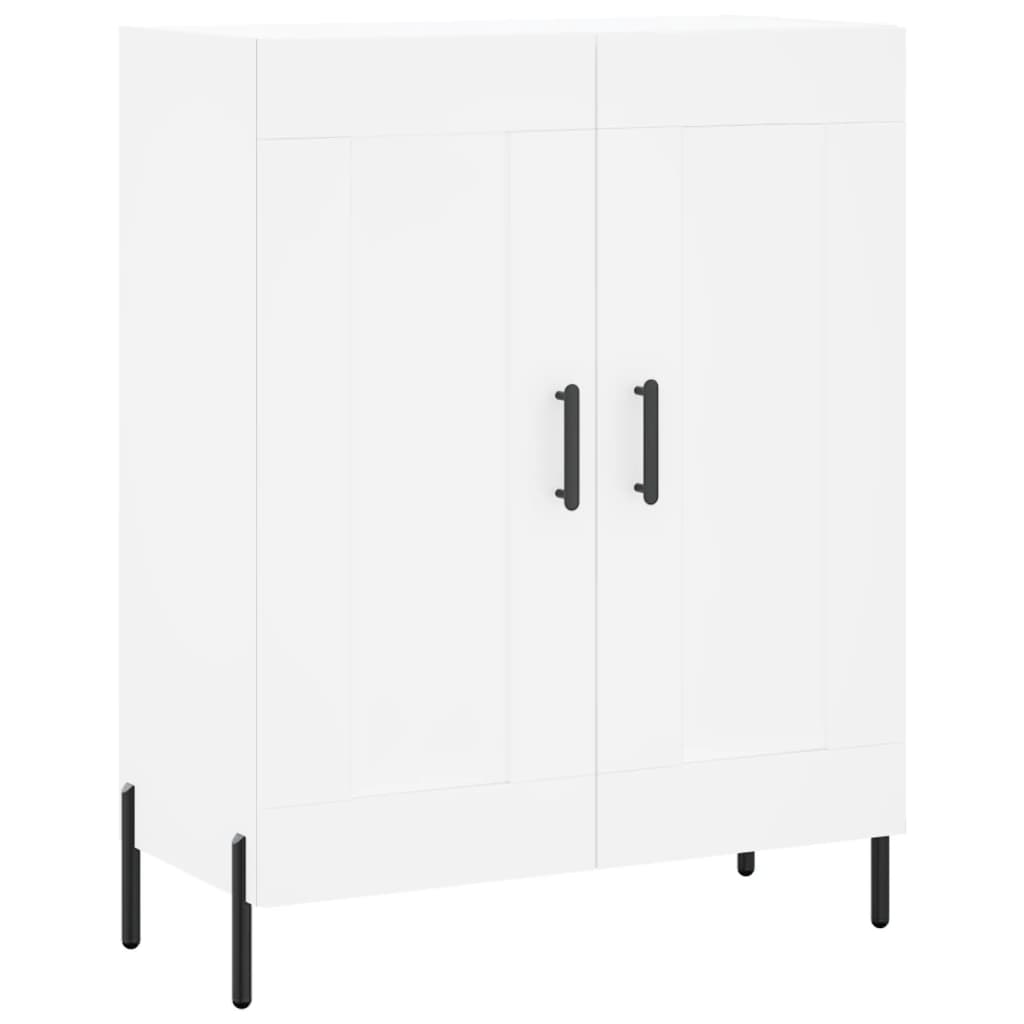Credenza-Buffet-Armadio da cucina Bianca 69,5x34x90 cm in Legno Multistrato 545550