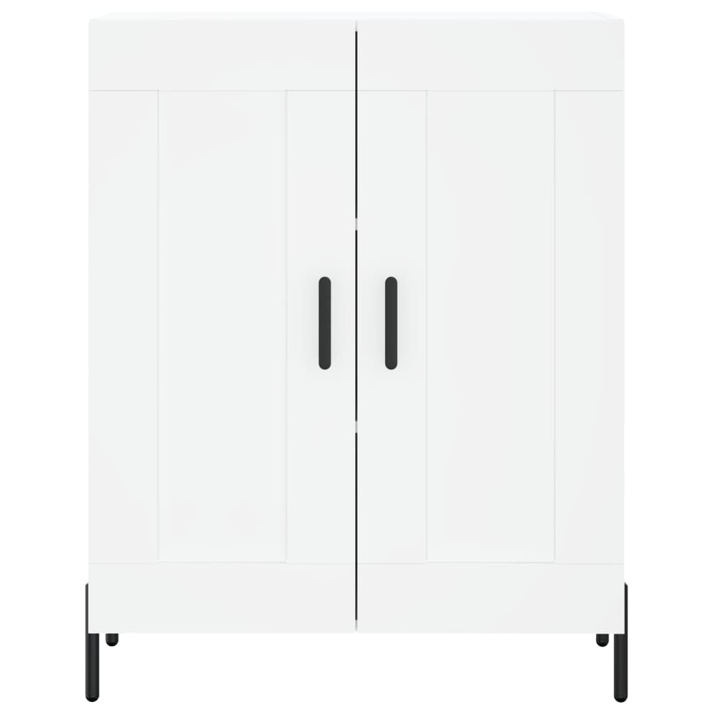 Credenza-Buffet-Armadio da cucina Bianca 69,5x34x90 cm in Legno Multistrato 545550