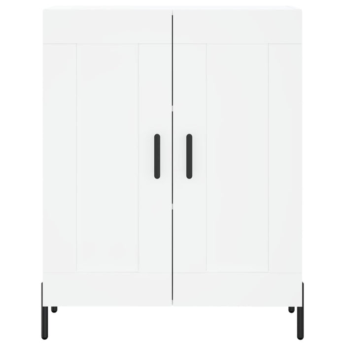 Credenza-Buffet-Armadio da cucina Bianca 69,5x34x90 cm in Legno Multistrato 545550