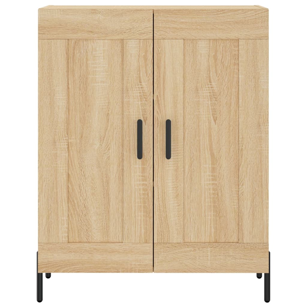 Credenza-Buffet-Armadio da cucina Rovere Sonoma 69,5x34x90 cm in Legno Multistrato 762399