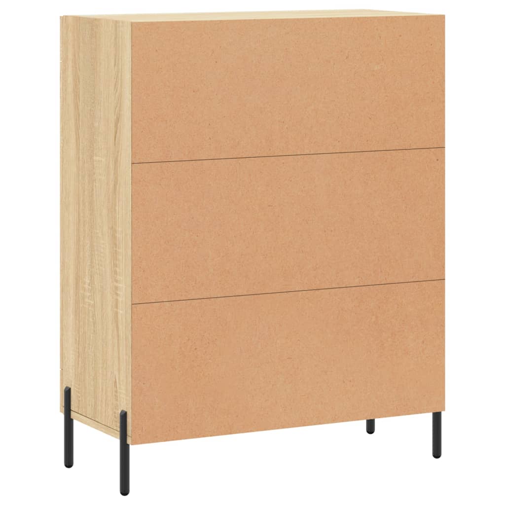 Credenza-Buffet-Armadio da cucina Rovere Sonoma 69,5x34x90 cm in Legno Multistrato 762399