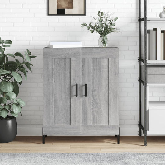 vidaXL Credenza Grigio Sonoma 69,5x34x90 cm in Legno Multistrato