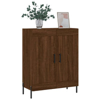 Credenza Rovere Marrone 69,5x34x90 cm in Legno Multistrato 830211