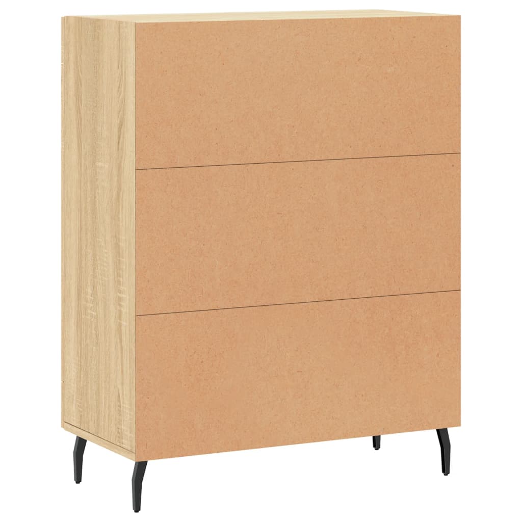 vidaXL Credenza Rovere Sonoma 69,5x34x90 cm in Legno Multistrato
