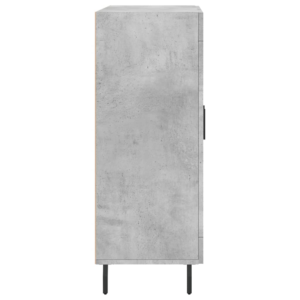 Credenza cassettiera mobile contenitore organizer cucina soggiorno salotto 695 x 34 x 90 cm legno ingegnerizzato grigio 02_0032016