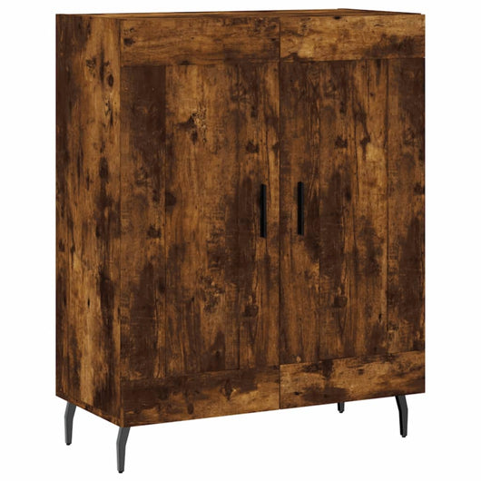 vidaXL Credenza Rovere Fumo 69,5x34x90 cm in Legno Multistrato