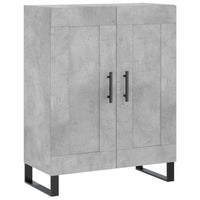 Credenza Grigio Cemento 69,5x34x90 cm in Legno Multistrato 830224